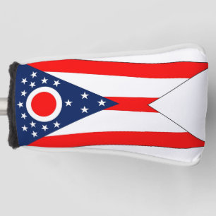 Golf Putter Cover with Flag of Ohio State, USA