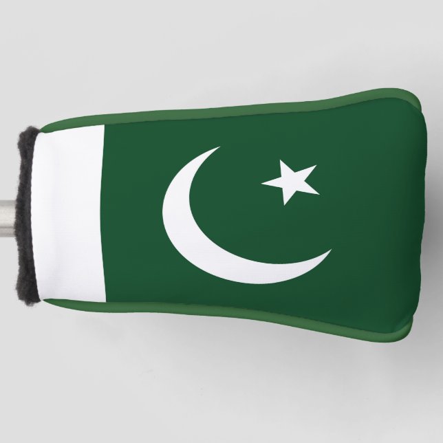 Golf Putter Cover with Flag of Pakistan (Front)