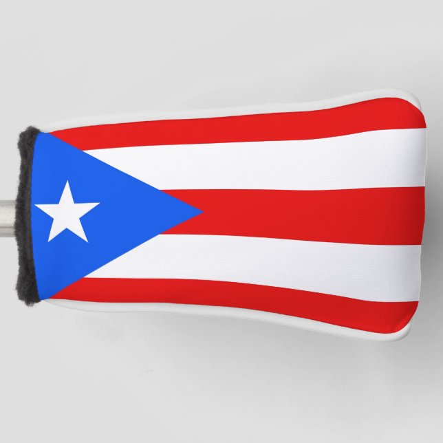 Golf Putter Cover with Flag of Puerto Rico, USA (Front)