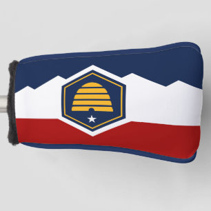 Golf Putter Cover with Flag of Utah, USA