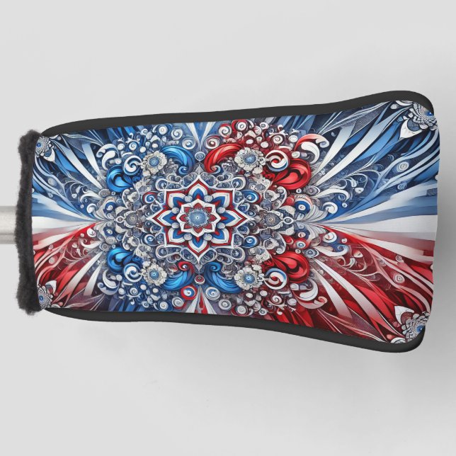 Golf Putter Cover with french Colours Design (Front)