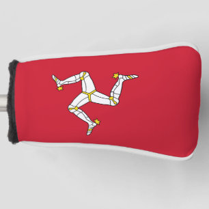 Golf Putter Cover with Isle of Man Flag, UK