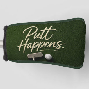 Golf Putter Head Cover Funny Golf Saying