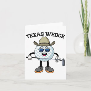 Golf Putter Texas Wedge Golf Club Texas Cowboy Cou Card