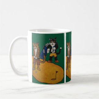 Golf Putting Cats Coffee Mug