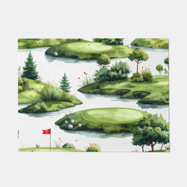 Golf Putting Green Doormat (Front)