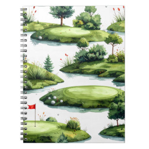 Golf Putting Green Notebook