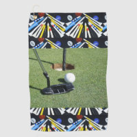 Golf Putting On The Green,