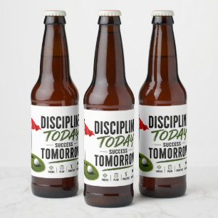 Golf red flag Golf Lifestyle Typography Design Beer Bottle Label