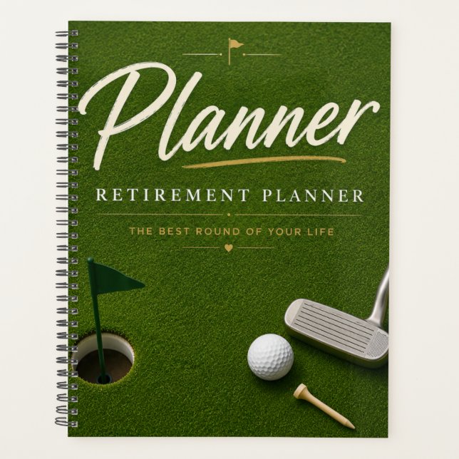Golf Retired Police officer for Retirement  Planner (Front)