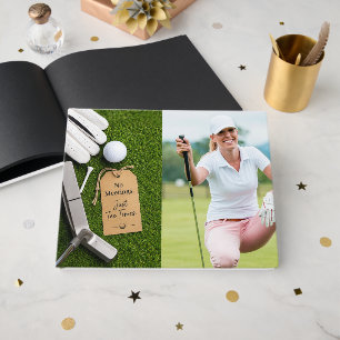 Golf Retirement create your own photo Guest Book
