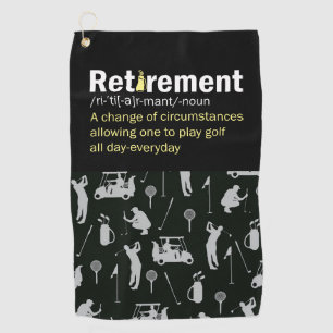 Golf Retirement definition for golfer Golf Towel