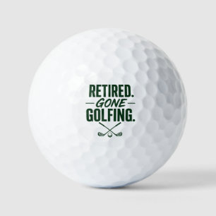 Golf retirement for golfer balls