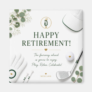 Golf  retirement for golfer  magnet