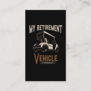 Golf Retirement Golf Course Club Golfing Retired Business Card