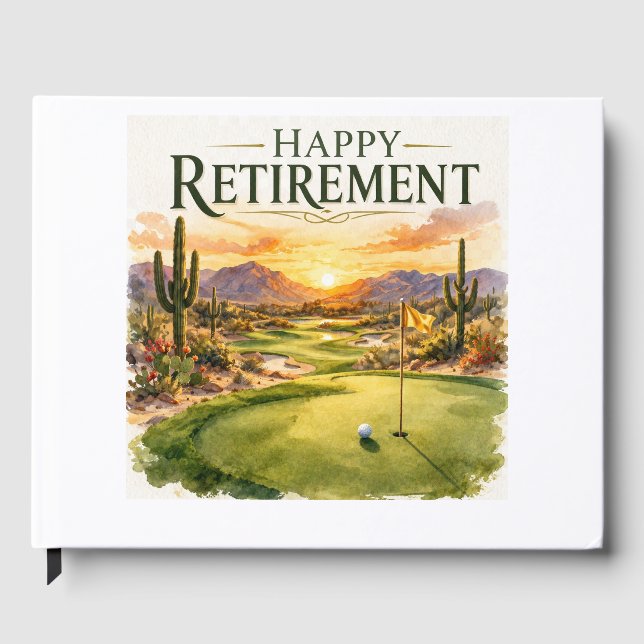 Golf Retirement in Arizona Guest Book (Front)