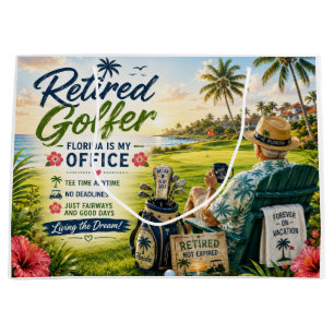 Golf Retirement in Florida Large Gift Bag