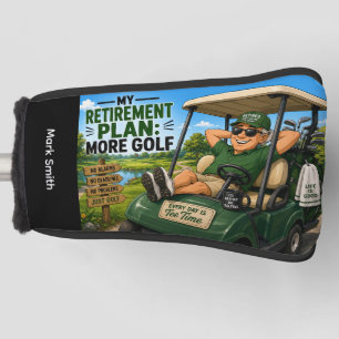 Golf retirement plan  head cover