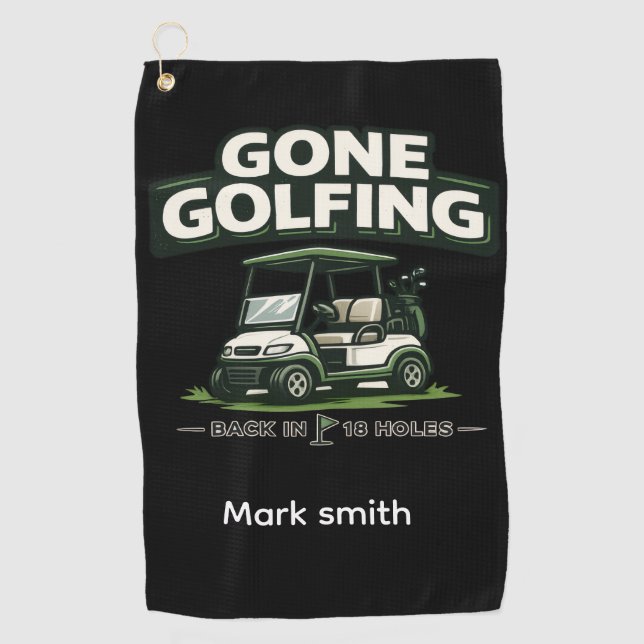 Golf Retirement themed for golfer  Towel (Front)