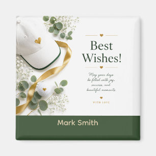 Golf retirement Wishes for golfer Magnet