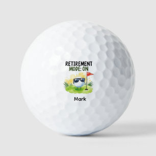 Golf Retirement with ball on green 