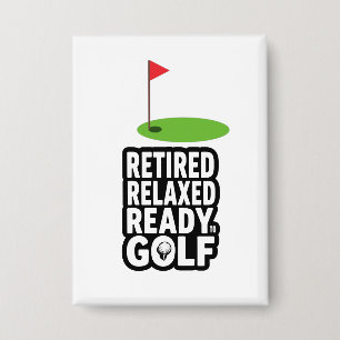 Golf Retirement with golf flag Golf Balls