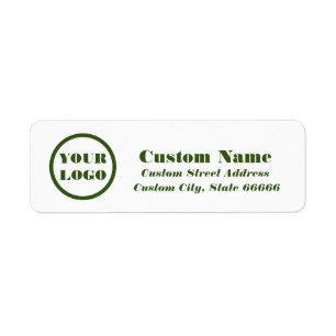 Golf Return Address Labels - Custom Luxury Labels