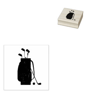 golf rubber stamp