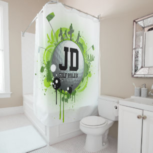 Golf Rules Cool Sport Gifts Shower Curtain