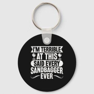 Golf Sandbagger Key Ring