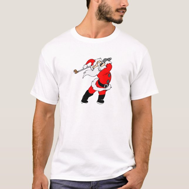 Golf Santa T-Shirt (Front)