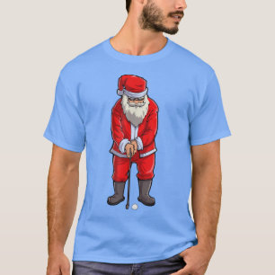 Golf Santa Tee Golfer Christmas Club Hat Ball, Xma