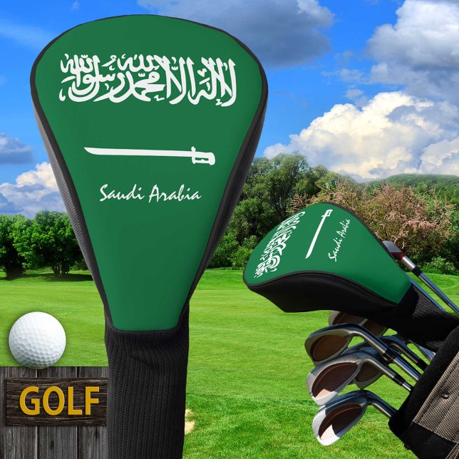 Golf Saudi Arabia & Saudi Flag / Golf Clubs Covers (Creator Uploaded)