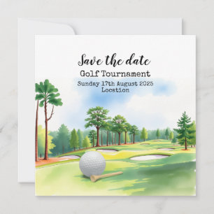 Golf Save the date Golf Tournament  Announcement