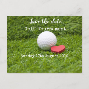Golf Save the date Golf Tournament  Announcement  Postcard