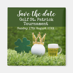 Golf Save the date Golf Tournament st. Patrick's Magnet