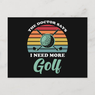 Golf Saying Funny Postcard