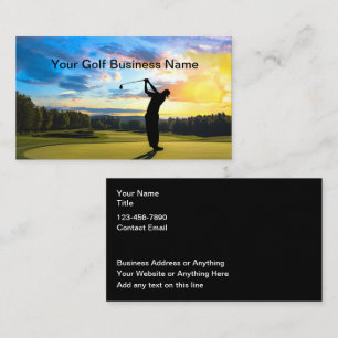 Golf Scenic Business Cards 