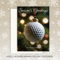 Golf Season's Greetings Christmas