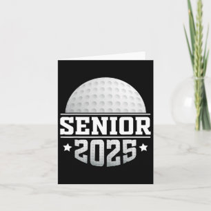 Golf Senior 2025 Senior Year Cl Of 25 Graduation  Card