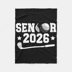 Golf Senior 2026 Graduation Senior Golf Player 202 Fleece Blanket