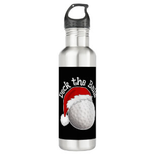 Golf shirt design for Christmas 710 Ml Water Bottle