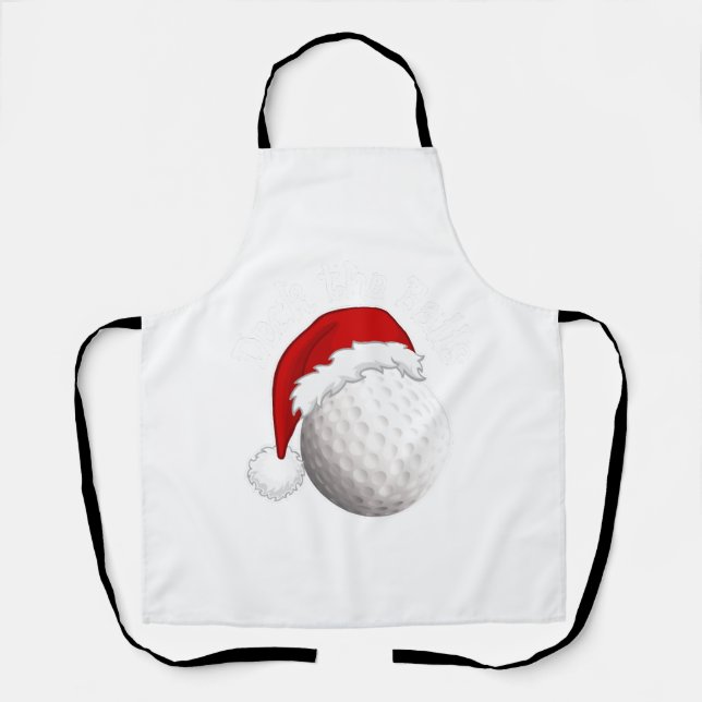 Golf shirt design for Christmas Apron (Front)