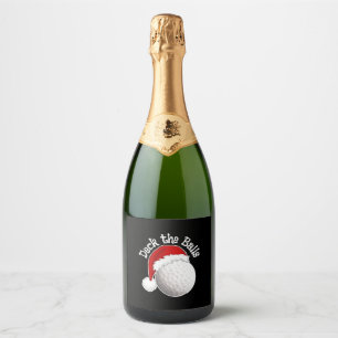 Golf shirt design for Christmas Sparkling Wine Label