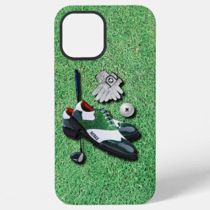 Golf Shoes Ball Gloves Club Driver With Your Name iPhone 12 Pro Max Case