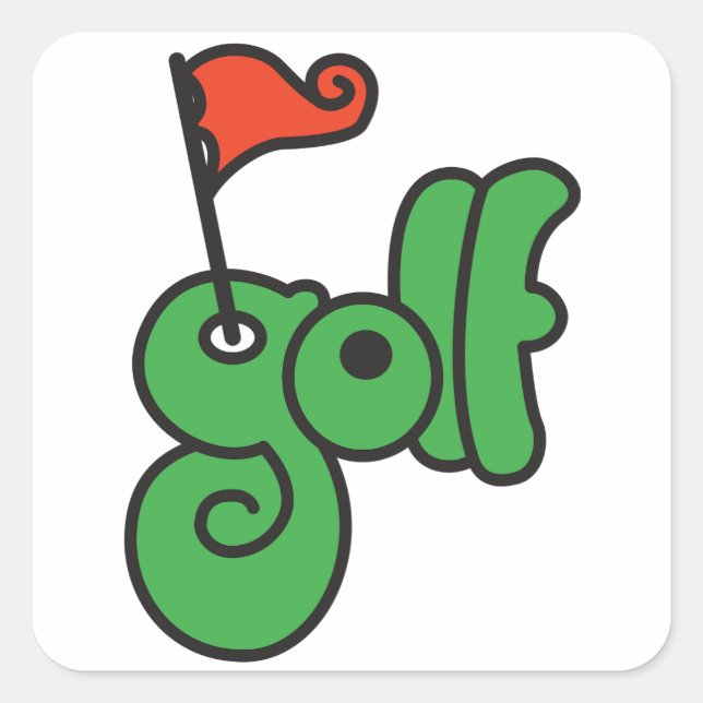 Golf Sign Stickers (Front)