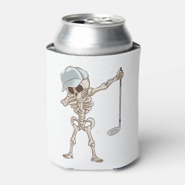 Golf Skeleton Can Cooler (Can Front)