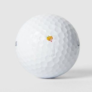 Golf Skeleton Pumpkin Halloween Balls