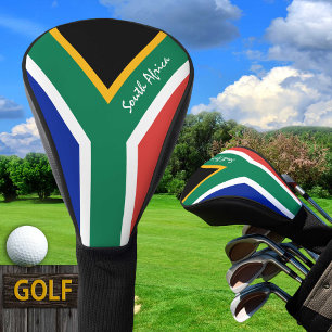 Golf South Africa & African Flag / Clubs Covers