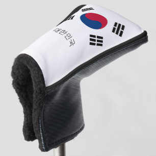 Golf South Korea & Korean Flag / Golf Clubs Covers